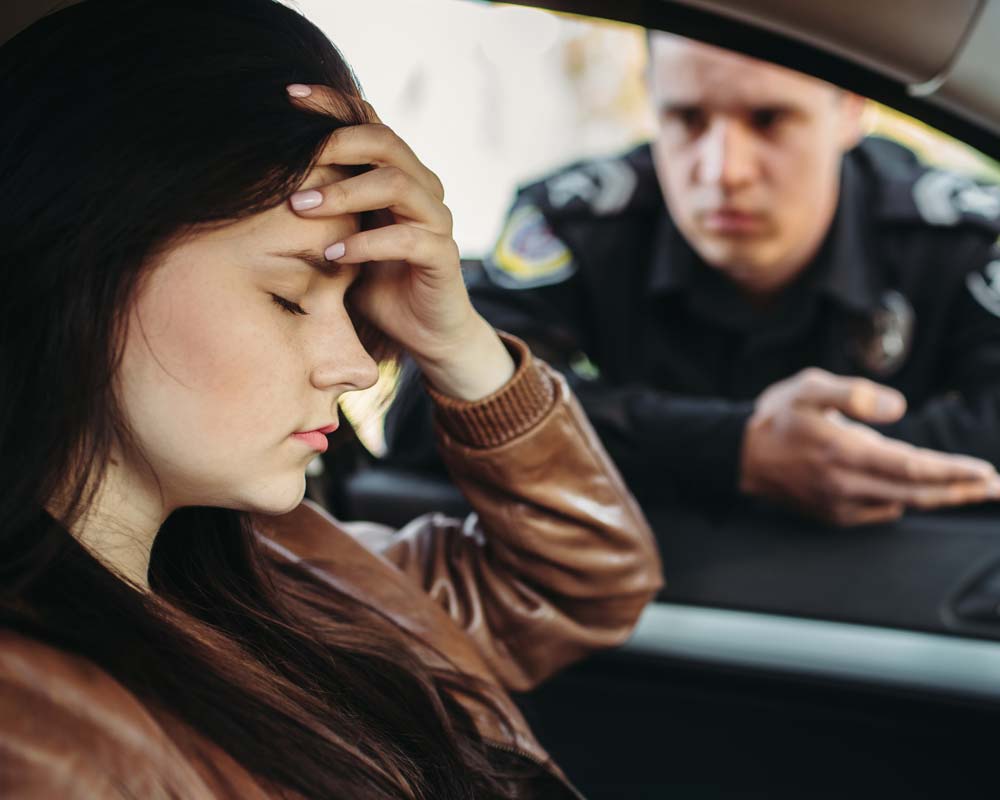 Frau in Probezeit von Polizei angehalten